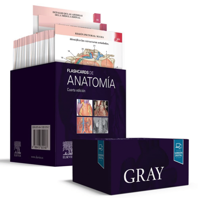Novedad Gray. Flashcards de Anatomía 4ed